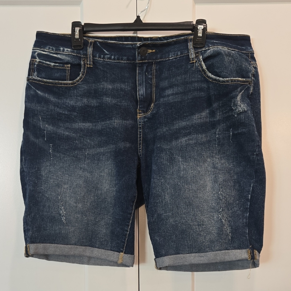 NWOT Time and Tru Indigo Denim Shorts